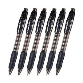Dong-a Waterproof Quick Drying Ink Anyball 501 Ballpoint pens 1.0mm Ink Black 6 PCS