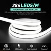 GZBtech Silicone COB Neon Rope Lights 16.4FT/5M, 6000K Super Bright