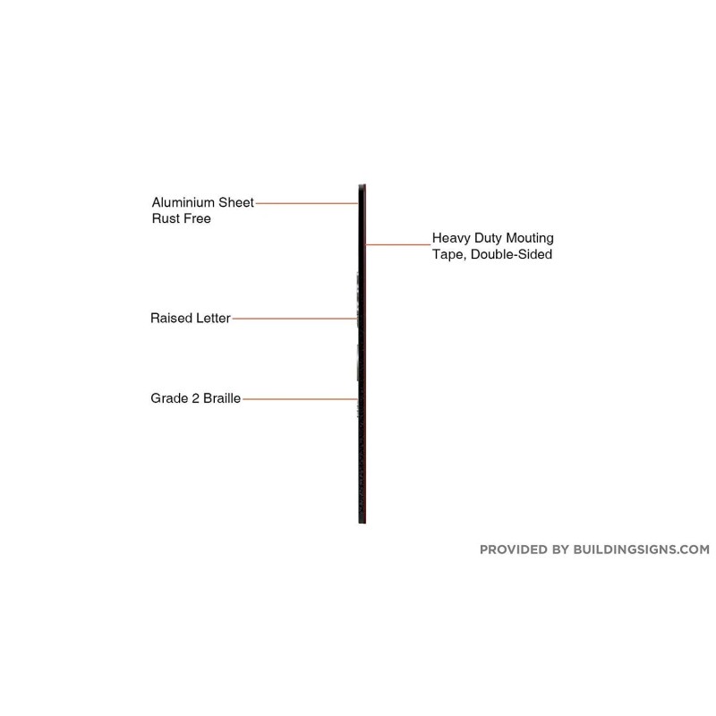 CAADASigns.com Electrical Room Sign Black (Aluminium, Black/Silver,S