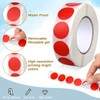 Red Round Stickers, 1.9 cm, 1000 Pieces, Red Dot Stickers,