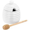 Judge Honey Drizzle Pot, 200 ml, Ceramic, White, 20 x