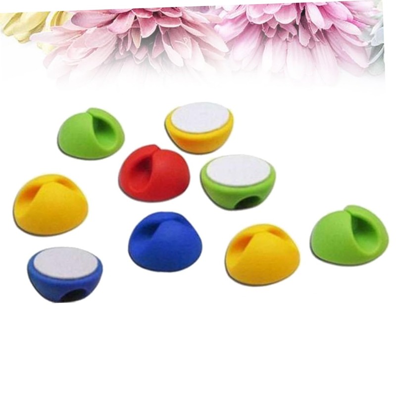 SHINEOFI 10Pcs Portable Cable Winder Organizer for Desktop Efficient Wire