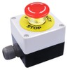dstfuy Emergency Stop Push Button Switch,1 NC Waterproof IP65 Red