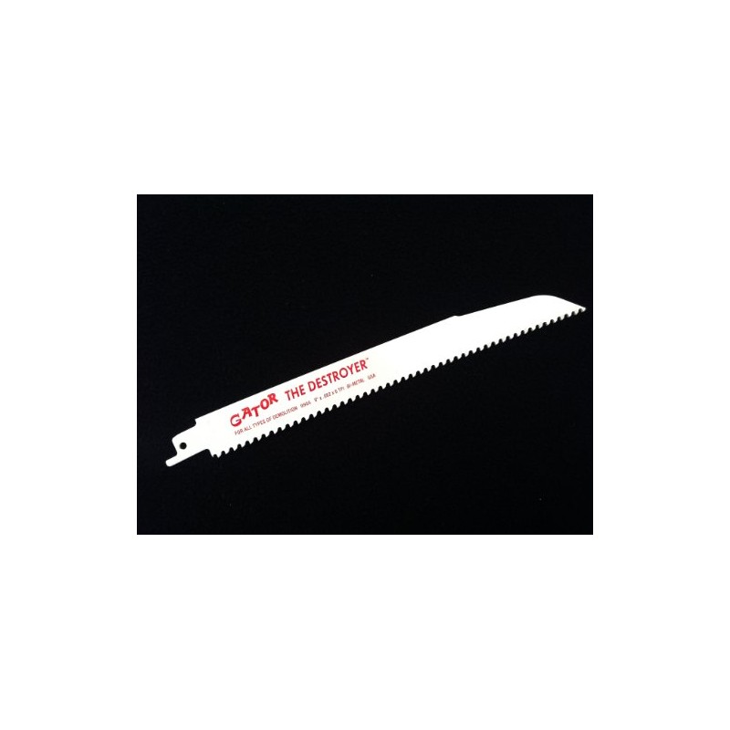 Gator Reciprocating Saw Blades 9" x 7/8" x .062 6tpi