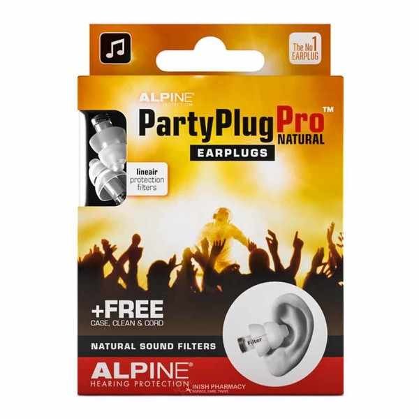 Alpine PartyPlug Earplugs Special Music Filters & Free Minibox