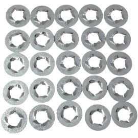 SFS GM Truck Push Nut Retainer Clips- Fits 5/16" Studs & Bolts- 25 clips- #061