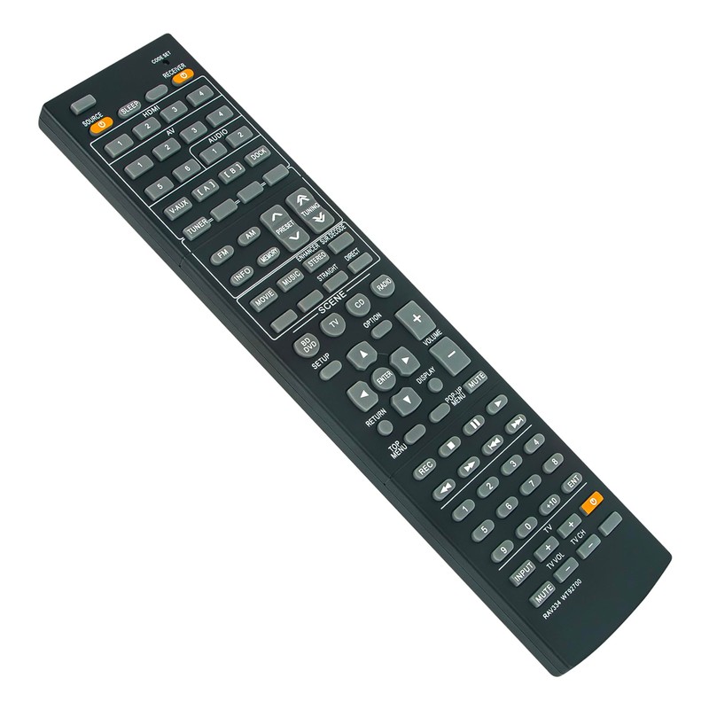 AULCMEET RAV334 WT92700 Remote Control Replacement for Yamaha Audio Receivers