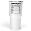 Lovesout Funny Sheriff Deputy Nutritional Facts Tumbler 30 Oz Christmas