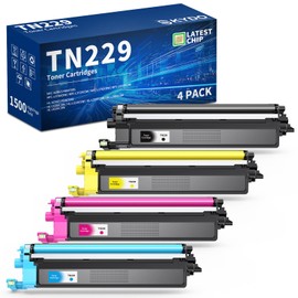 TN229 Toner Cartridge for Brother 229 TN-229 TN229XL TN-229XL 229XL Use with MFC-L3780CDW HL-L3280CDW HL-L3220CDW MFC-L3720CDW HL-L3295CDW HL-L3300CDW MFC-L8395CDW Printer (4 Packs)
