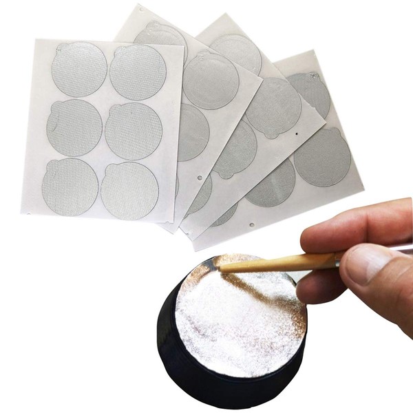 Aluminum Espresso Lids Sticker Lids Foil Seals Reusable Capsules for Nespresso(Lids 120)