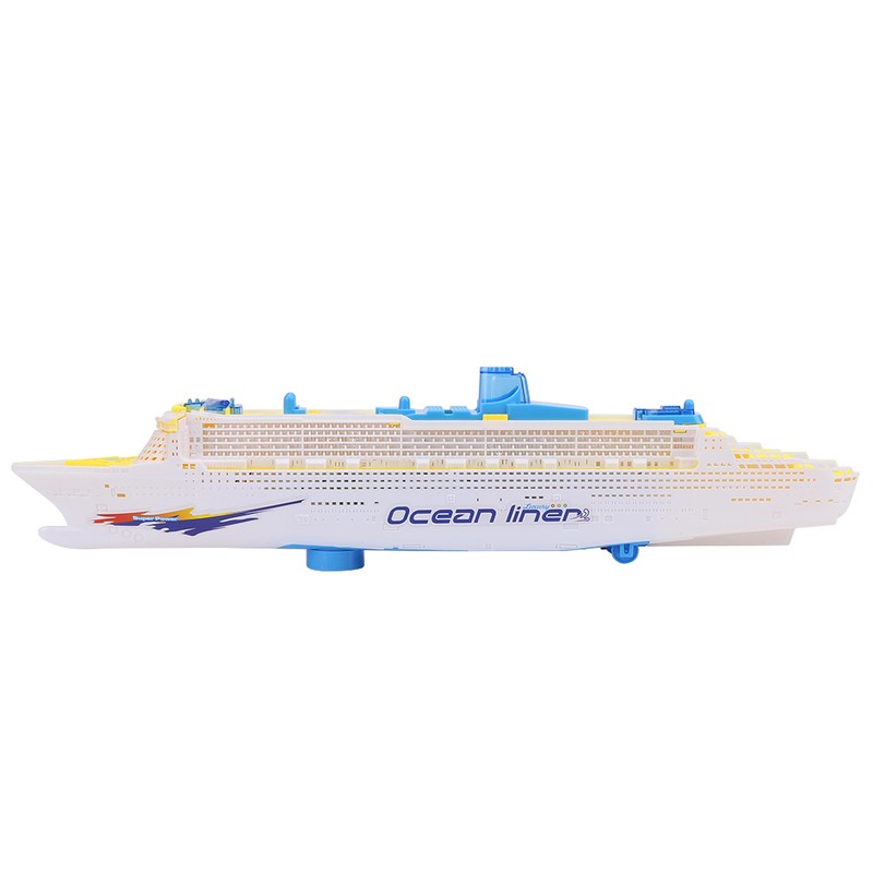 Electric Ocean Liner Cruise Ship Flashing LED Light Kids Musical