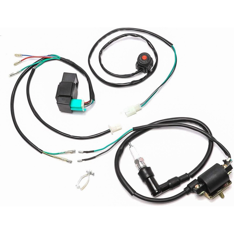 Fuerduo Wire Harness CDI Ignition Coil Spark Plug Wiring Loom