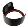 Front Grille Emblem Logo Ring Glossy Black Exterior Badge Decoration