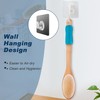 Long Handle Ergonomically Back Scrubber/Brush for Shower, Double Sided Exfoliating