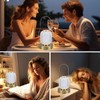 Cordless Rechargeable Lantern LED Table Lamp 3600mAh Battery Operated Stepless