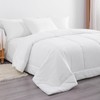 organictune Quilted Comforter Twin Size - Down Alternative Comforter Duvet