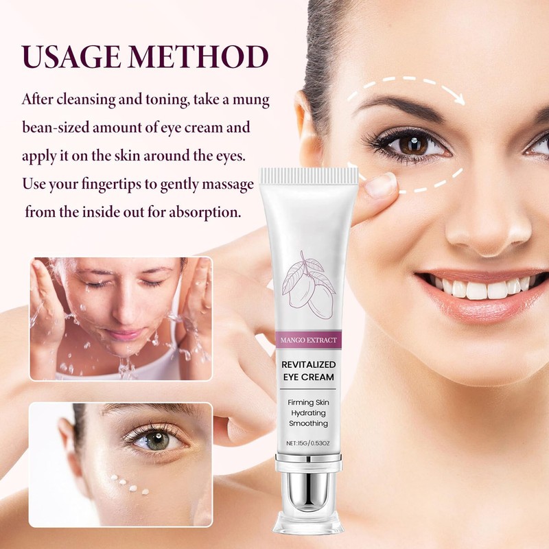 Eyelift Serum Mango Revitalize Eye Cream,Under Eye Cream for Dark