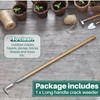Lothee Garden Long Handle Crack Weeder 54 Inch Stainless Steel