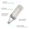 Super Bright E12 LED Bulb, 16W 1500LM Light Bulbs, Natural