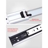 Hafele Stainless Steel Side Mount Drawer Runners, 35kg Load Capacity,
