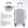 YYW 100% Aluminium Alloy Suitcase, 20 Inch Carry On Suitcase