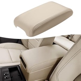 KBH - Funda de repuesto para reposabrazos de consola central para Toyota Camry 2012, 2013, 2014, 2015, 2016, 2017, ribete de piel de vinilo, cubierta 
