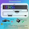 Wishiot LED Car Sign LED Message Board APP Control Flexible