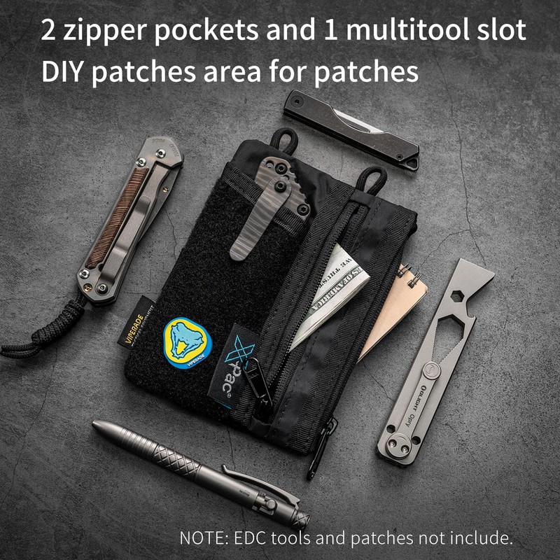 VIPERADE VE18 X-Pac Small EDC Pouch Tool Organizer,Multifunction Small Tools