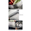 Drain Basket Stainless Steel Rice Sieve Thickened Vegetable Washing Drainer