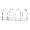 FM Professional 21729 Vegetable Peeler Set of 4 Stainless Steel