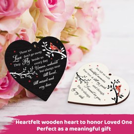 Father's Day Gift Rotating 4x6 Picture Frame Sympathy Gifts Loss of Loved One Mom Dad Grandma Husband Auntie Friend Those We Love Keepsake Table Remembrance Funeral Decor In Memory Idea Gift HR3-B