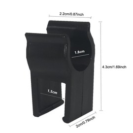 SquEqu 8 Pack Camping Wagon Table Top Attachment Buckle Snap-on Mount Pole Clip Fastener for Collapsible Utility Beach Park Wagons Cart with Folding Tabletop Rod Stick Support Outdoor Garden Picnic