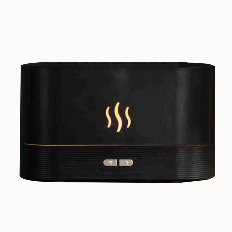 Simulation Flame Humidifier Auto Shut Off USB Aromatherapy Mist Humidifier