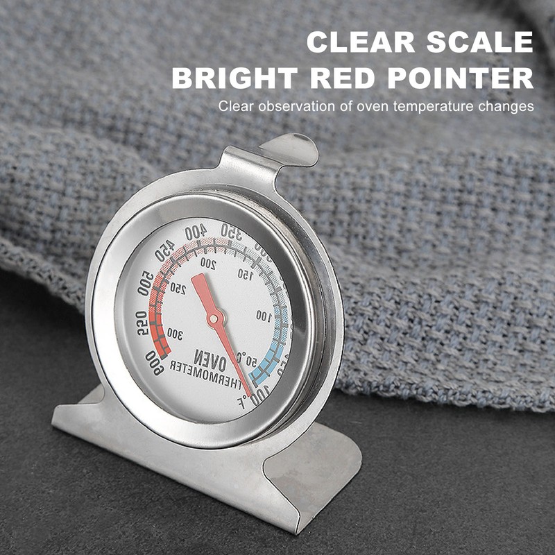 Oven Thermometer High Accuracy Heat Resistant Stainless Steel Thermometer for