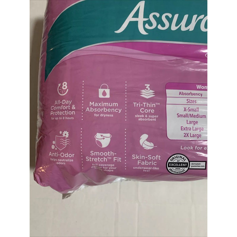 Assurance Women's Underwear, XL, Maximum Absorbency 2XL - 19 Count