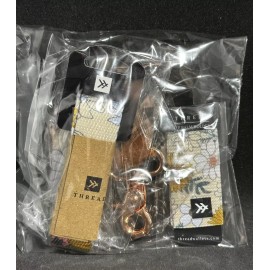 Thread Wrist Lanyard And Lip Balm Holder - Floral