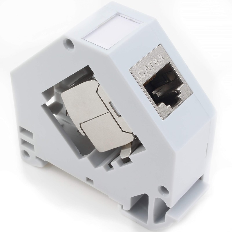 1aTTack.de DIN rail adapter DIN rail for Keystone module Keystone