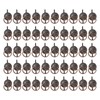 PATIKIL Metal Brad Fasteners, 50 Pcs Mini Brad Split Pins