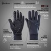 TrailHeads Men's Power Stretch Touchscreen Running Gloves - Medium