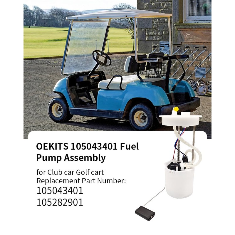 WZruibo 105043401 Fuel Pump Assembly Compatible With Club Car Golf