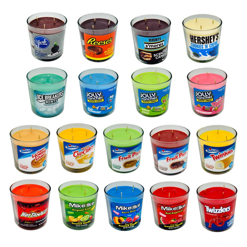 Hostess 14 oz Scented Candle- Twinkies Scented Candle- 3 Wick