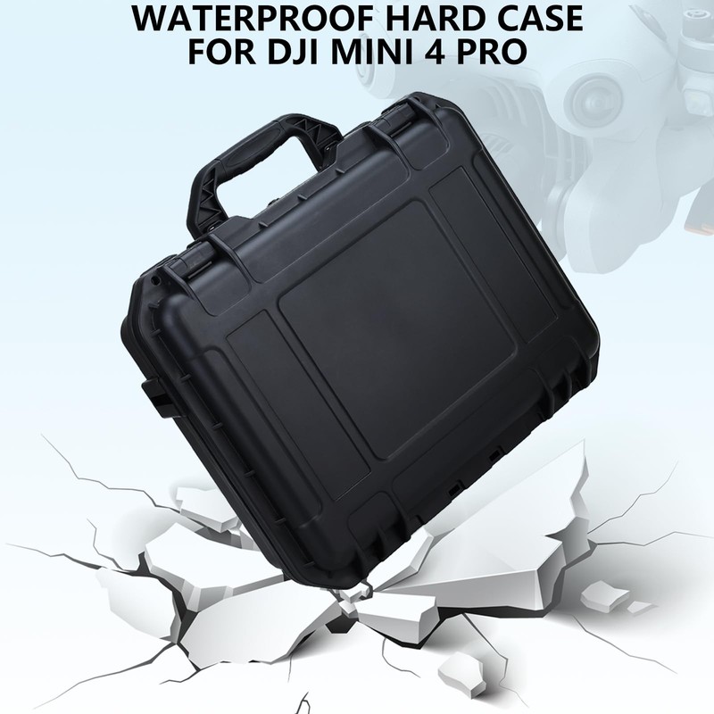 Hard Case for DJI Mini 4 Pro, Waterproof Carrying Case