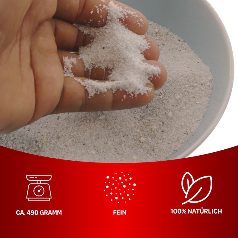 AKTIVHANDEL Smoking Sand Fine White, 490 g Bag, Perfect for