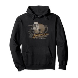 Indiana Jones Raiders Of The Lost Ark Vintage Distressed Pullover Hoodie