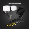 Feit Electric LED Outdoor Security Floodlight, Dual Head, Motion Sensor