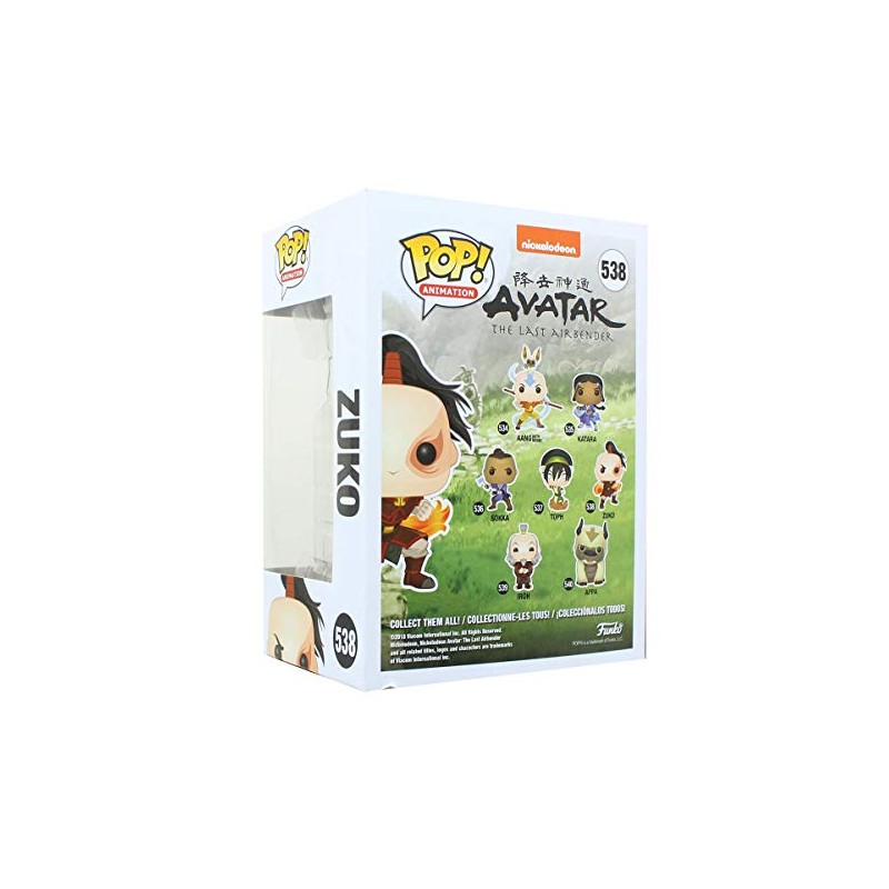 Funko POP Animation: Avatar - Zuko (Styles May Vary), Multicolor,