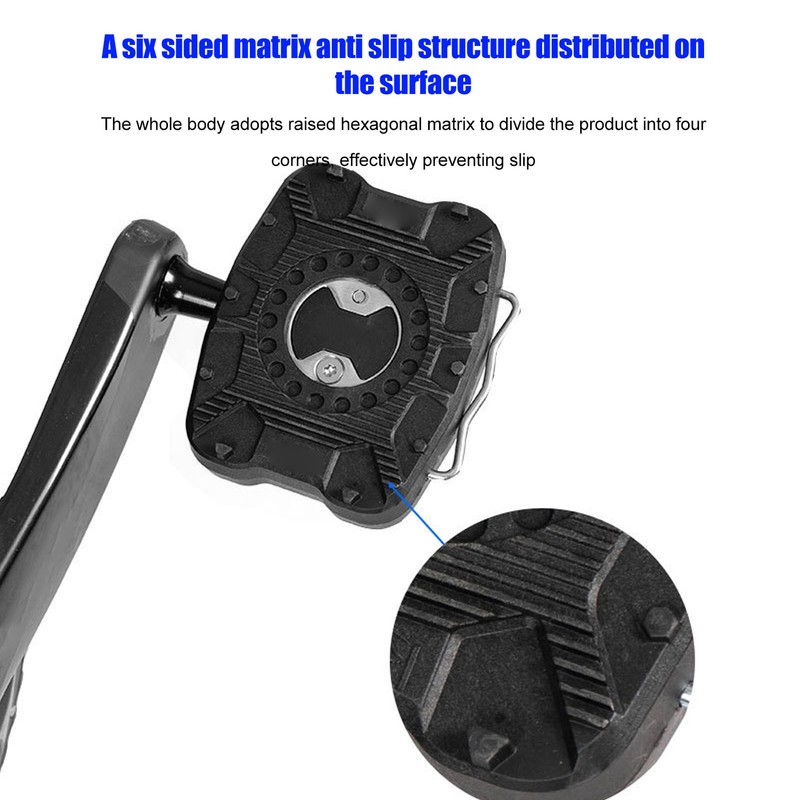1 Pair Bike Clipless Pedal to Flat Pedal Converter Road