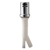 Westbrass R200-1-26 1-3/4" x 2-3/4" Solid Brass Air Gap Cap Kit, Skirted, 1-Pack, Polished Chrome