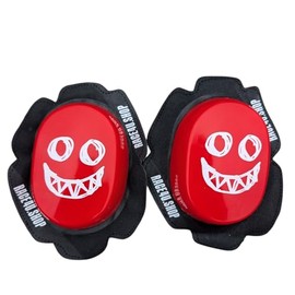 Generisch Premium Knee Sliders - Optimal Abrasion & Long Durability | Motorcycle Knee Slider Ideal for the Race Track and Road Face Red