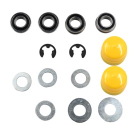 Disenparts Front Wheel Bearings Kit Compatible with John Deere Lawn Mower 3/4 ID Bushing M123811 AM118315 AM127304 M143338 M123253 R27434 GX21931 Fit L100 L105 L107 L108 L110 L111 L118 L120 L130